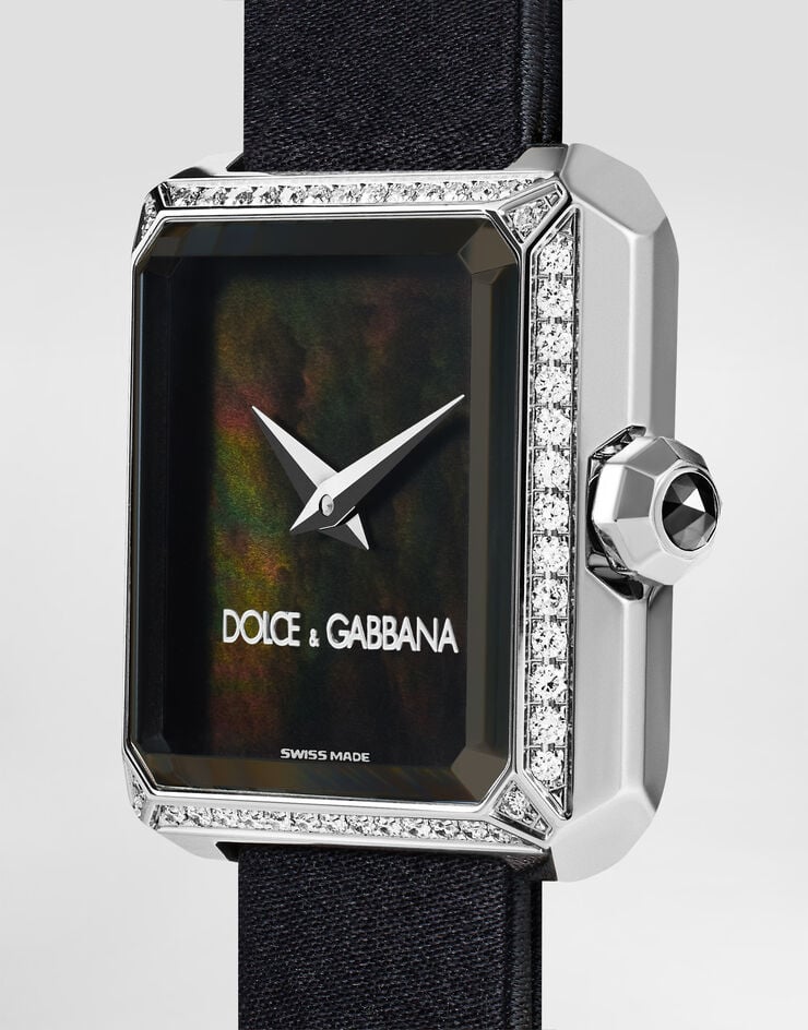 Dolce & Gabbana Sofia steel watch with diamonds Black WWJC2SXCMDT
