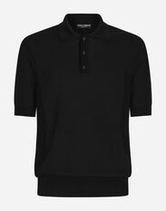 Dolce & Gabbana Cotton polo-shirt Black GXX36TJCVS6