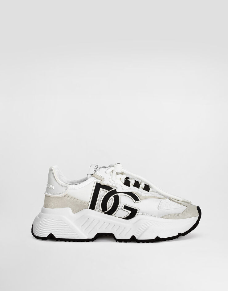 Dolce & Gabbana Zapatilla daymaster de mezcla de materiales White CK1908AQ040