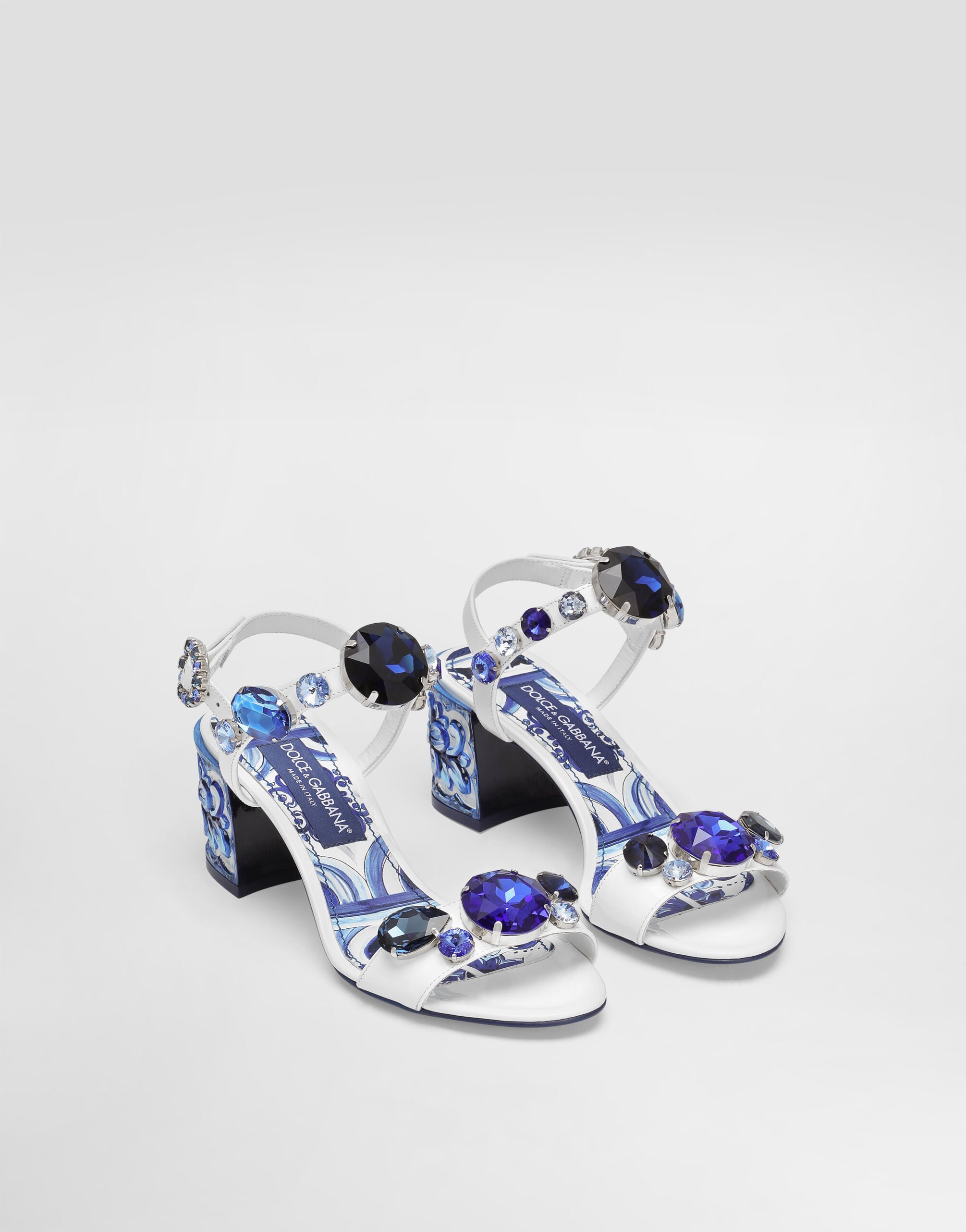 DOLCE & GABBANA サンタル DOLCE & GABBANA Crystal Logo Slip-On Sneaker Shoes SORRENTO