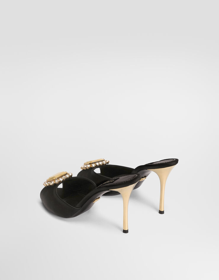 Dolce & Gabbana Satin sandals Dolce & Gabbana Satin sandals Black CR2081A7630
