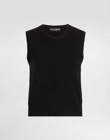Dolce & Gabbana Pullover in Cashmere Black FXT61ZJDVC2