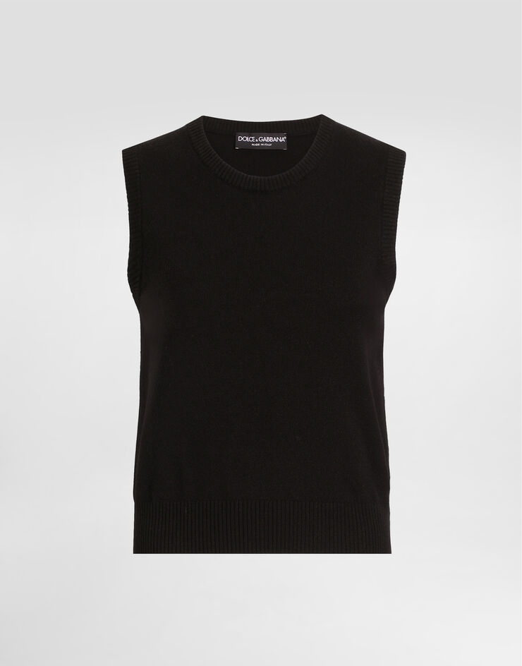 Dolce & Gabbana Pullover in Cashmere Black FXT61ZJDVC2