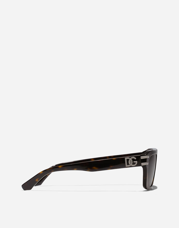 Dolce & Gabbana نظارة شمسية DG Griffe بني VG4496VP273