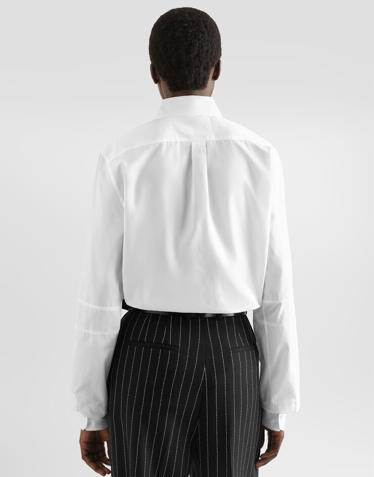Dolce & Gabbana Cotton poplin shirt Dolce & Gabbana Cotton poplin shirt White F5U89TFU5WO