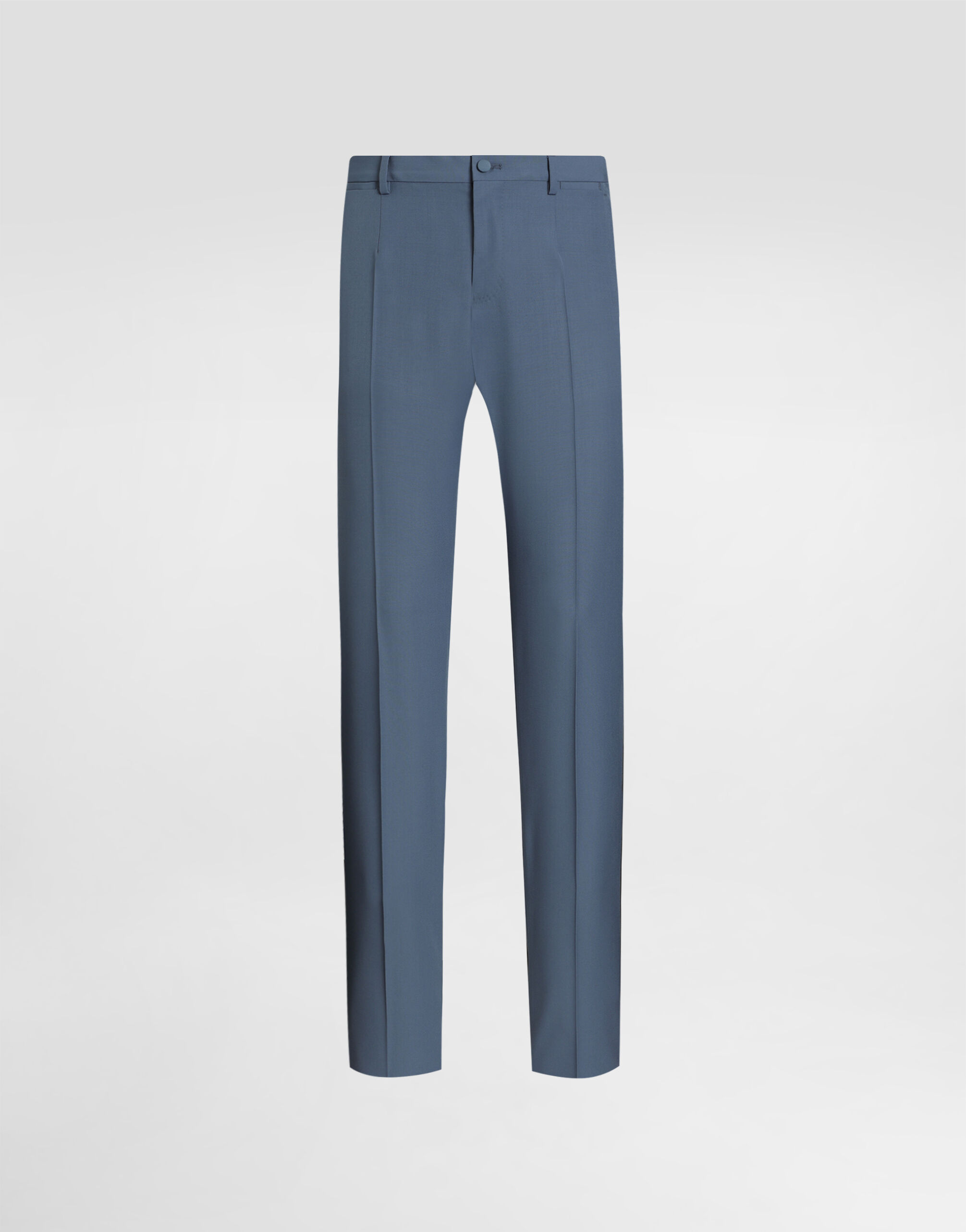 Wool poplin trousers