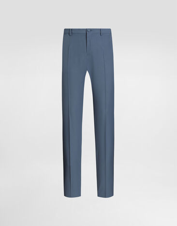 Dolce & Gabbana Wool poplin trousers Dolce & Gabbana Wool poplin trousers Azure GY7BMTHU2BN
