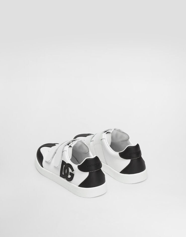Dolce & Gabbana سنيكرز برقبة منخفضة DG Original من جلد عجل بشعار DG متعدد الألوان DA5254A1048