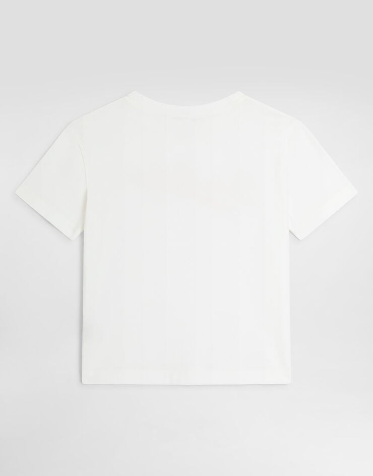 Dolce & Gabbana Jersey t-shirt with logo  L5JTNKG7PWL