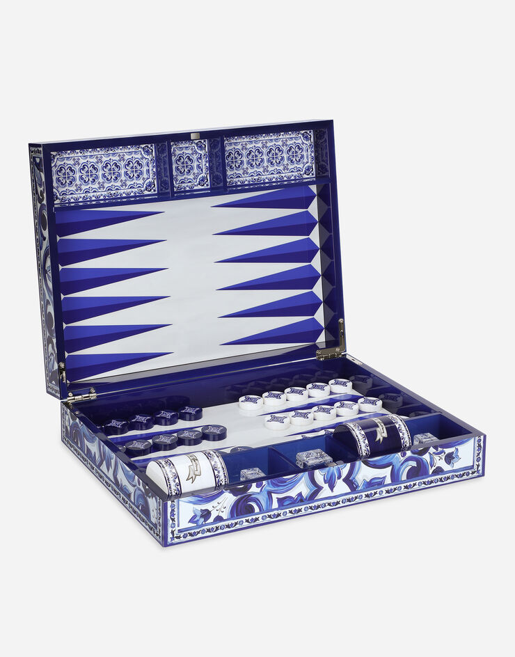 Dolce & Gabbana Plexiglass Backgammon Set Dolce & Gabbana Plexiglass Backgammon Set Multicolor TCC213TCAMY