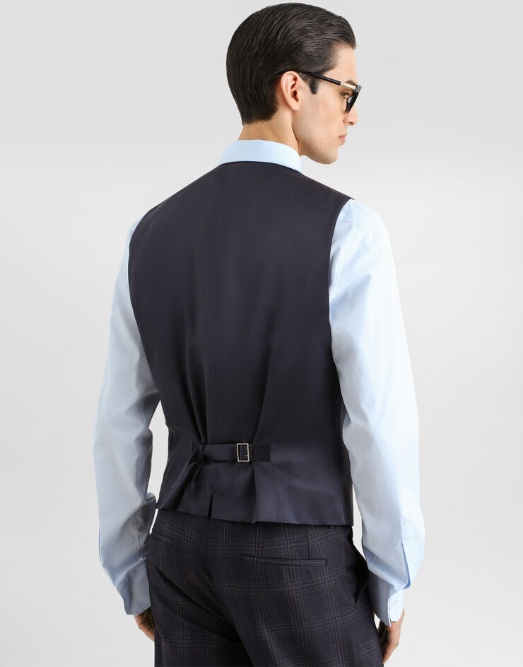Dolce & Gabbana Single-breasted martini light checked wool suit Dolce & Gabbana Single-breasted martini light checked wool suit Multicolor GK05UTFQ2NO