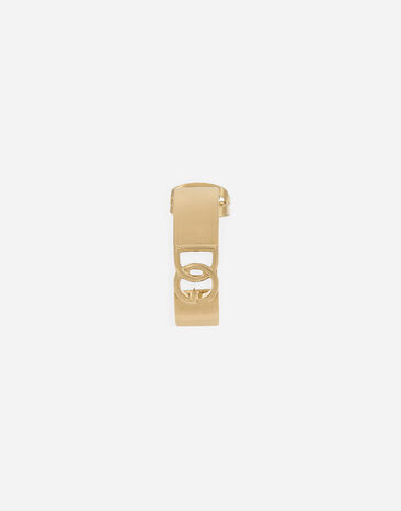 Dolce & Gabbana Pendiente a presión con logotipo DG cortado Plateado WNQ5S2W1111