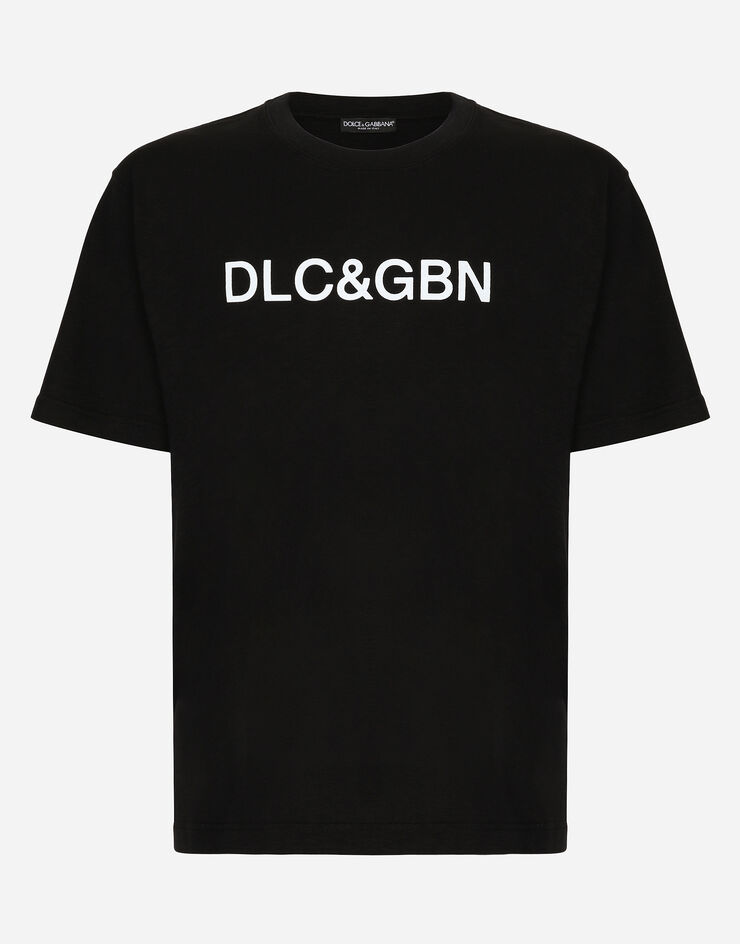 Dolce & Gabbana T-shirt en coton à logo Dolce&Gabbana Noir G8PN9TG7M8F
