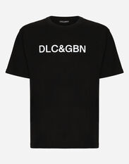 Dolce&Gabbana Cotton T-shirt with Dolce&Gabbana logo Black G8RF1TFLSIM