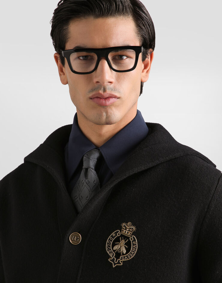 Dolce & Gabbana Virgin wool cardigan with embroidery  GXVGPZJDVGI