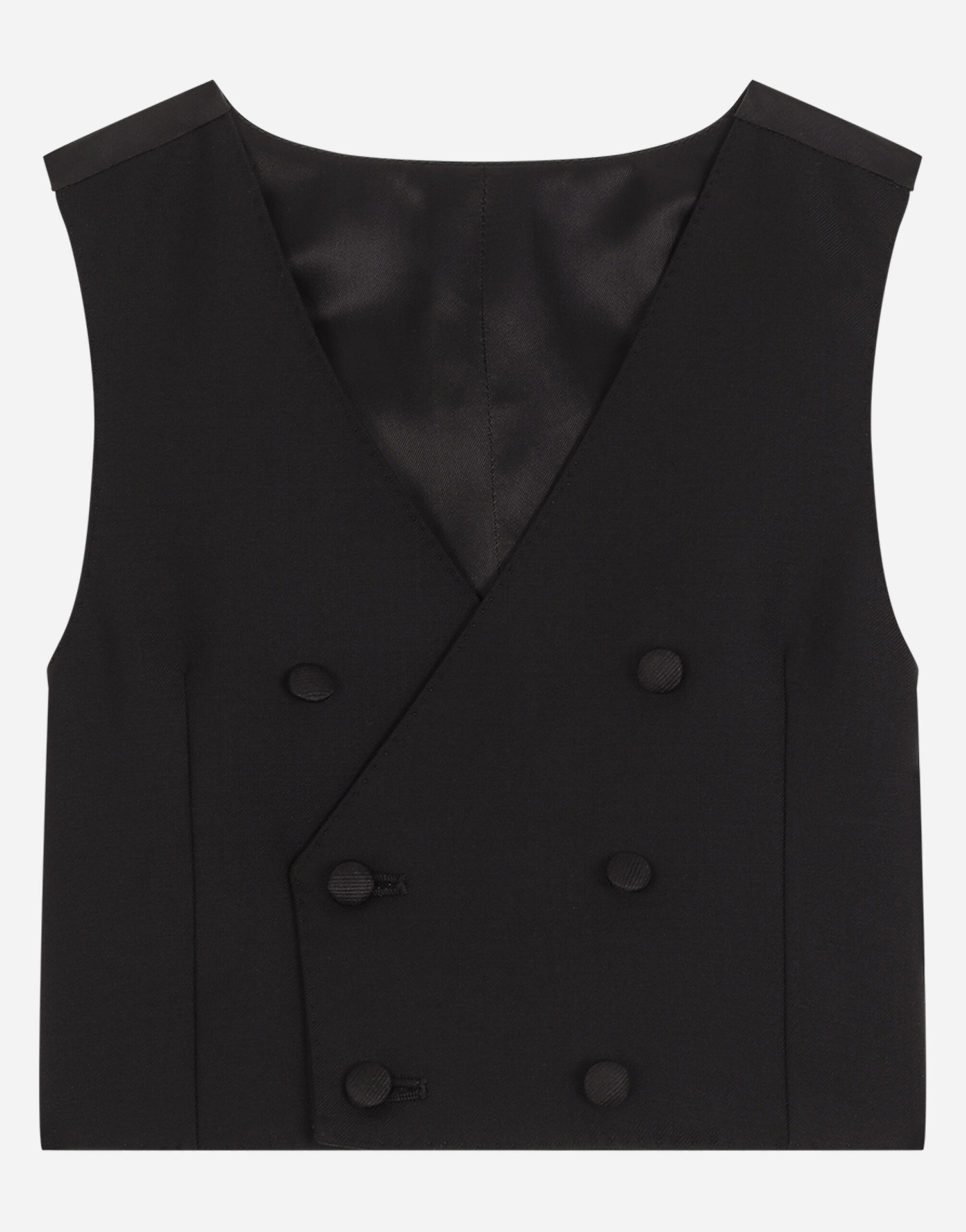 GILET FRAC in BLACK for Boys Dolce Gabbana