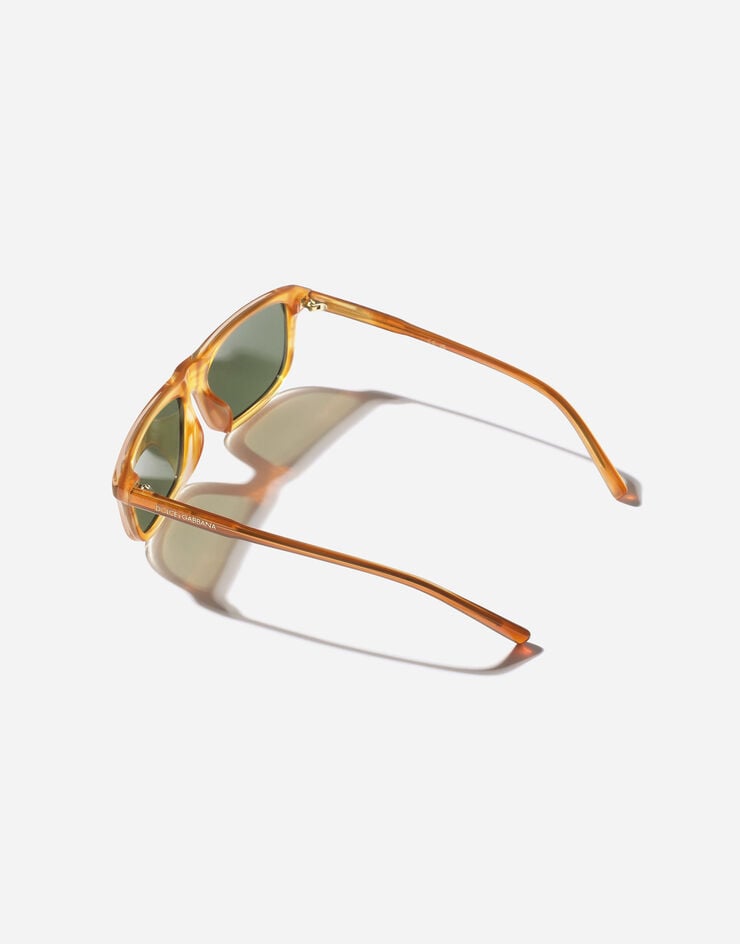 Dolce & Gabbana DG Everyday Sunglasses Transp camel on striped ginger VG4009VP371