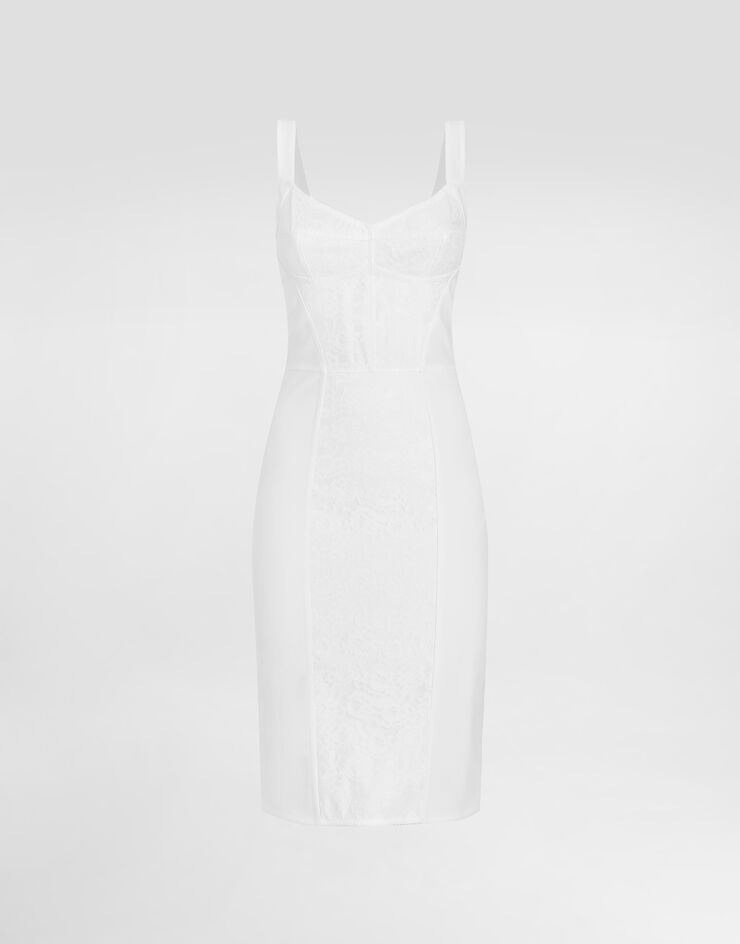 Dolce & Gabbana Corset bustier dress White F63G9TG9798