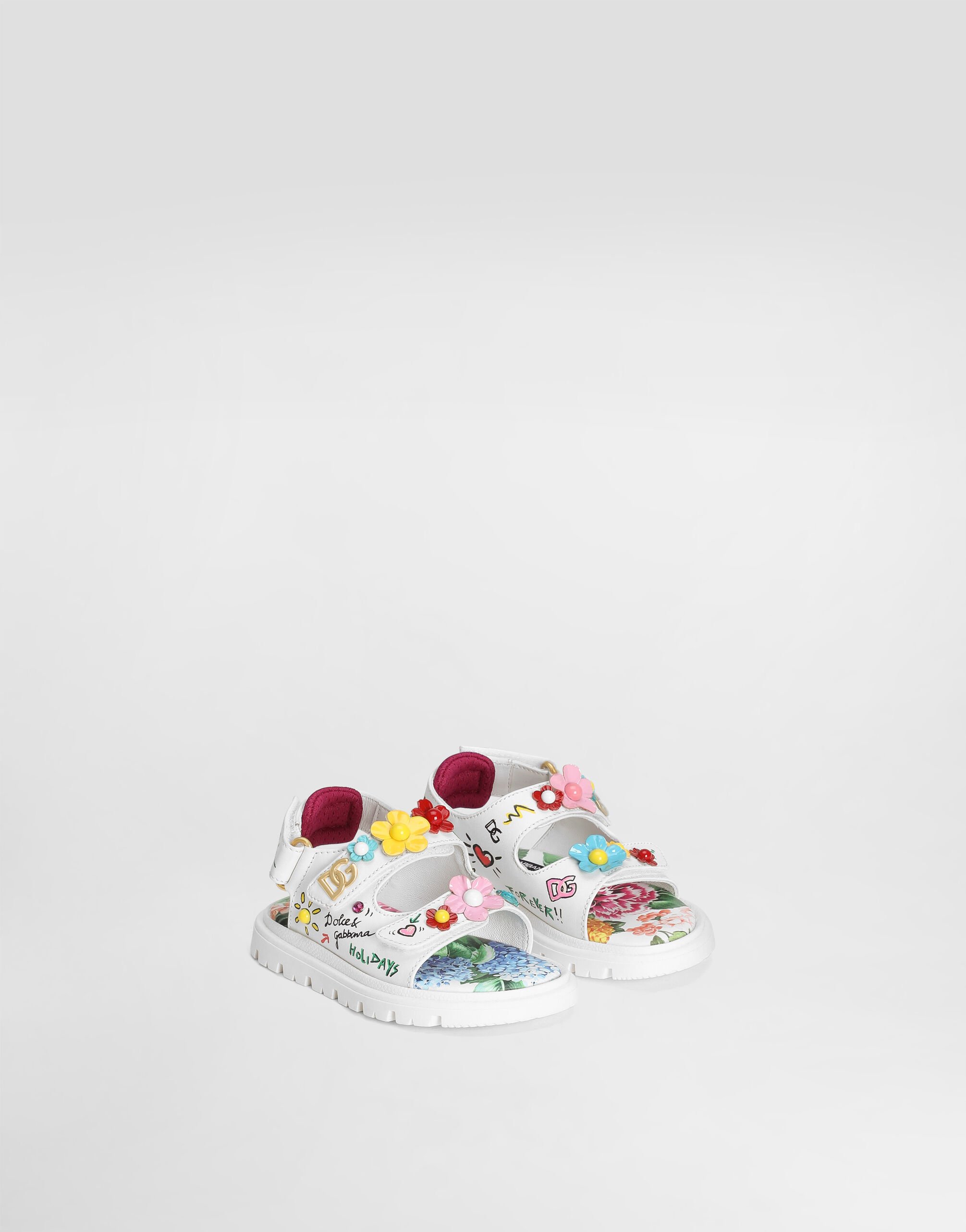 ◆完売前に◆【Dolce&Gabbana】カーフスキン サンダル ブラックのウィメンズ スライドサンダル カーフスキン DGロゴ