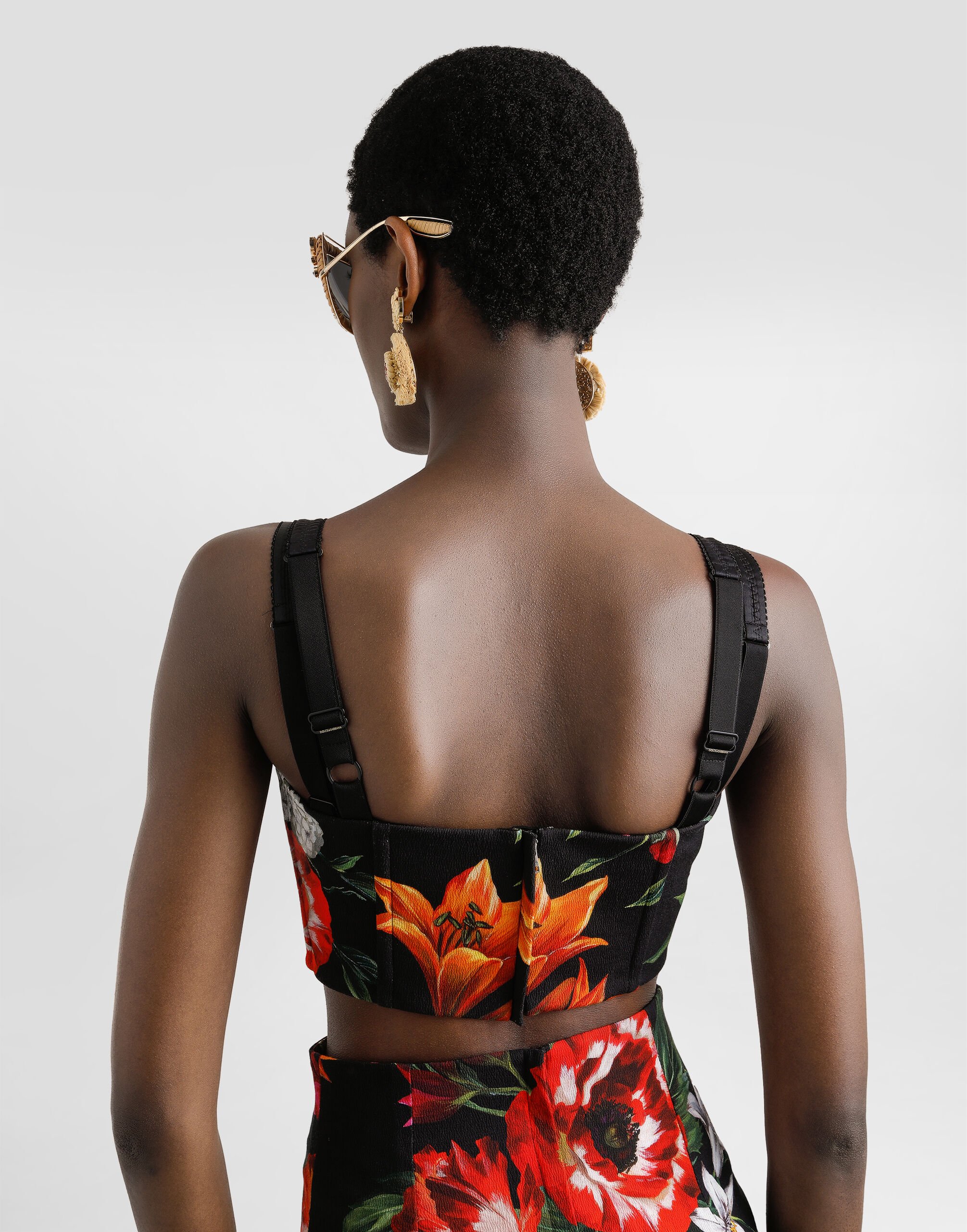 Floral Jacquard Bustier | White House Black Market