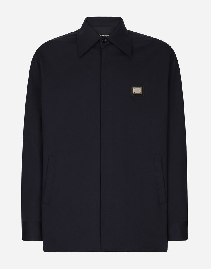 Dolce & Gabbana Technical fabric shirt with tag ブルー G5LQ3TGH459
