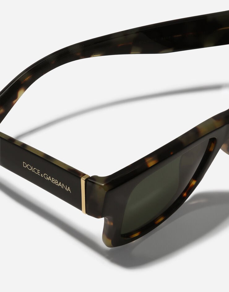 Dolce & Gabbana نظارة شمسية Lusso Sartoriale أسود على هافان أصفر VG4515VP471