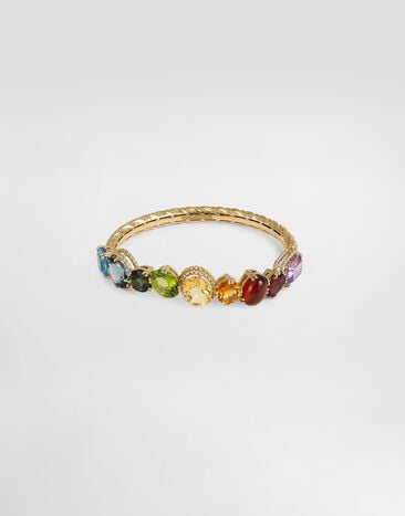 Dolce & Gabbana Bracciale Rainbow oro giallo 18 carati e gemme multicolore Dolce & Gabbana Bracciale Rainbow oro giallo 18 carati e gemme multicolore Gold WBQA7GWMIX1