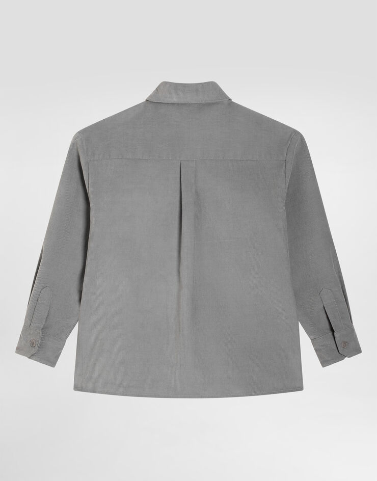 Dolce & Gabbana Corduroy shirt Grey L44S86FUWFI