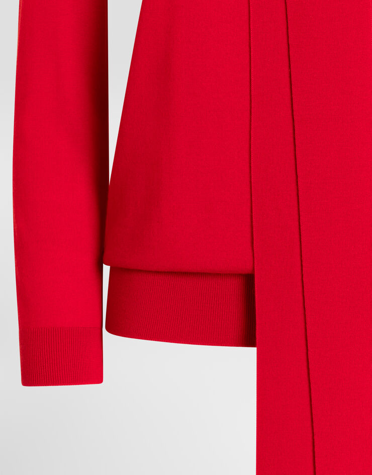 Dolce & Gabbana 初剪羊毛套头衫 Red FXZ52TJDVM3