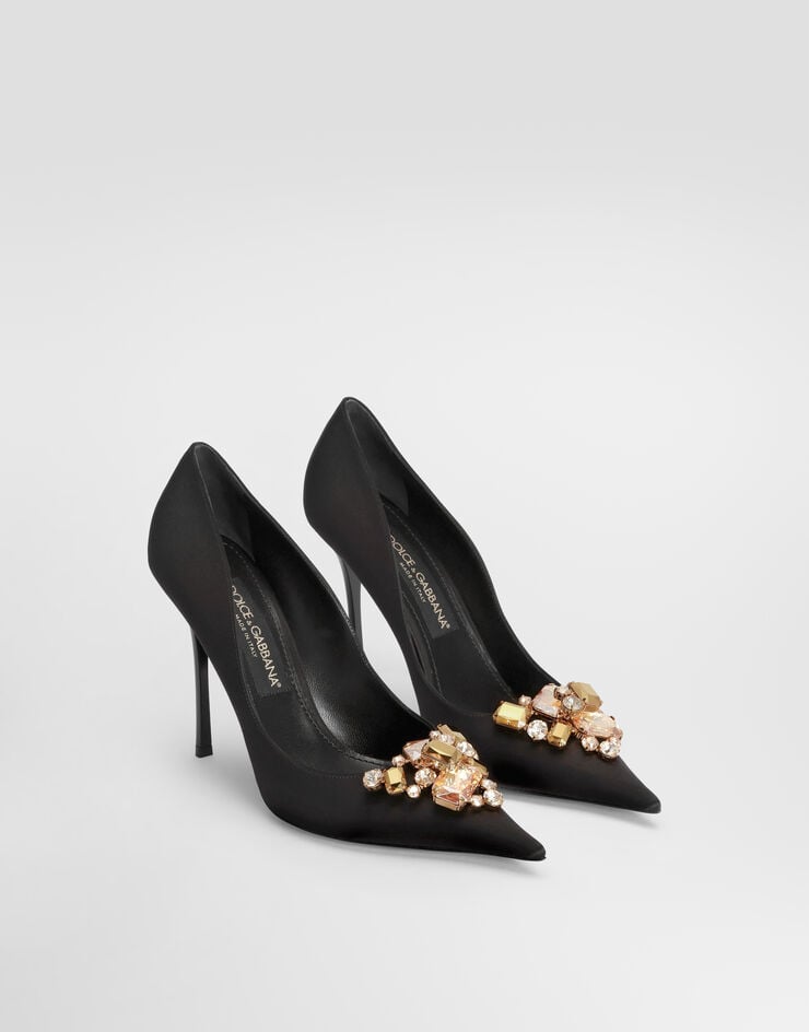 Dolce & Gabbana Satin pumps Black CD2012A7630