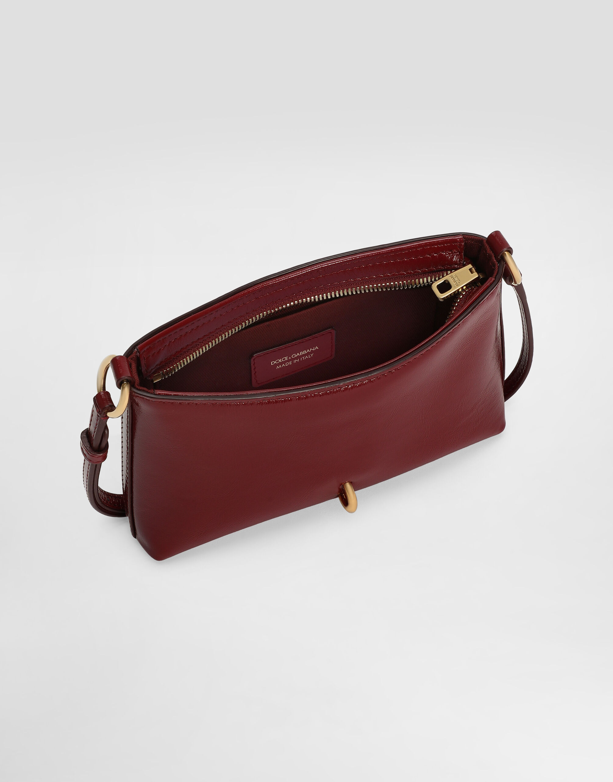 Lock shoulder bag in calfskin in Red for Women | Dolce&Gabbana® US
