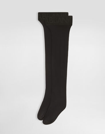 Dolce & Gabbana Hold-up stockings Black O4A80TONQ97