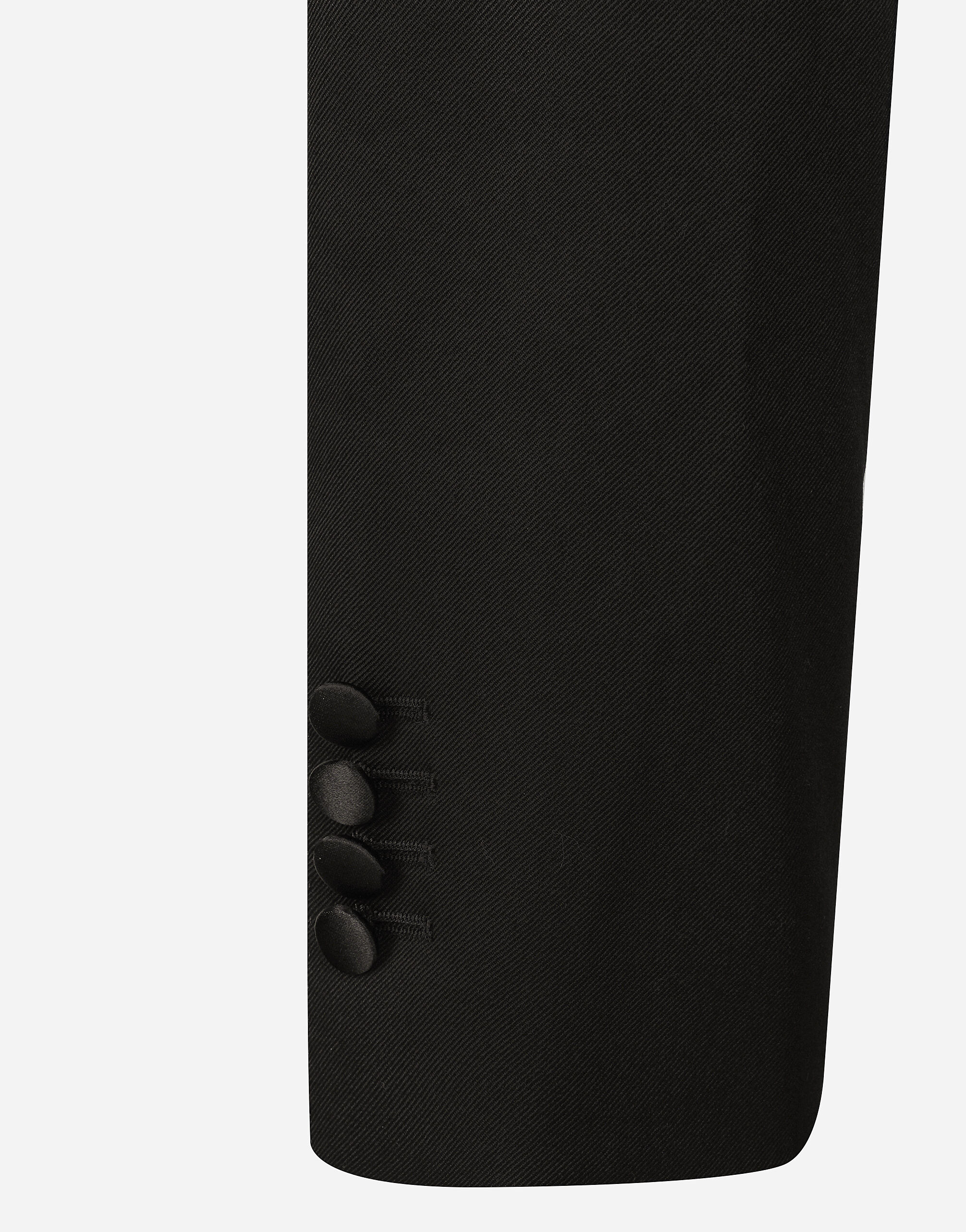 関税込み☆【DOLCE＆GABBANA】スペンサー タキシードジャケット ブラックのウィメンズ タキシードスペンサージャケット ウール