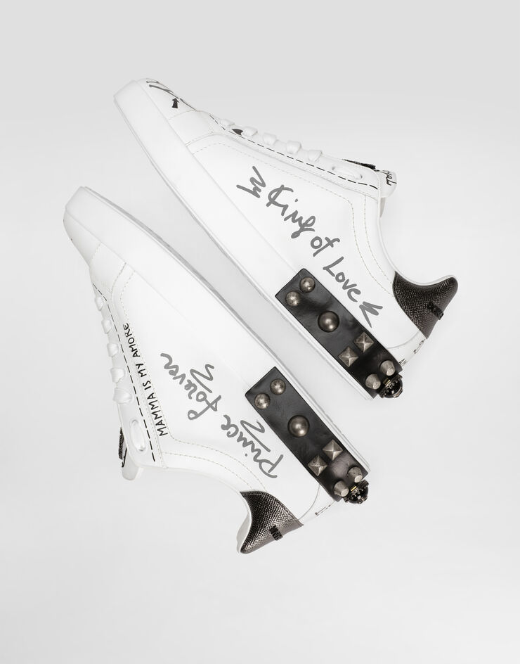 Dolce & Gabbana Portofino calfskin sneakers Multicolor CS1759AH029