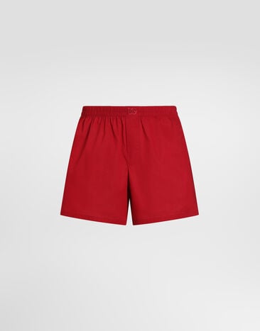 Dolce & Gabbana Cotton poplin boxers Dolce & Gabbana Cotton poplin boxers Red M3A21TON0ED