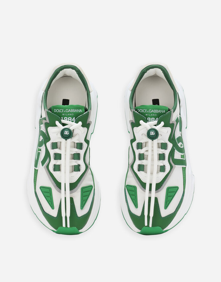 Dolce & Gabbana Mixed-materials Daymaster sneakers Green CK1908AR120
