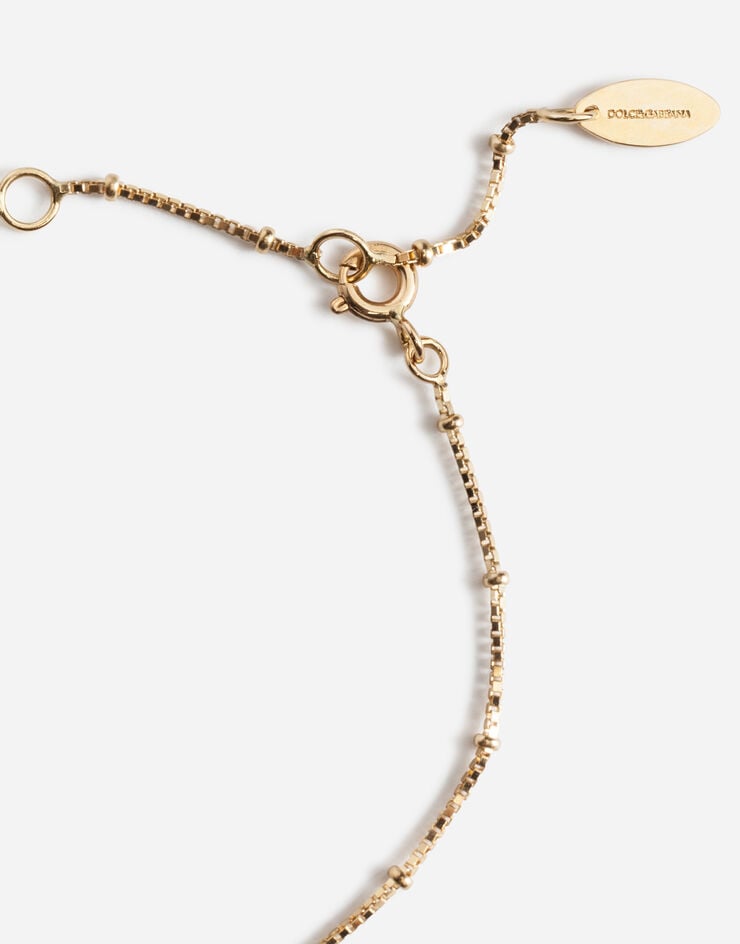 Dolce & Gabbana Collar con colgante de corazón Dorado WAEJ4GW0001
