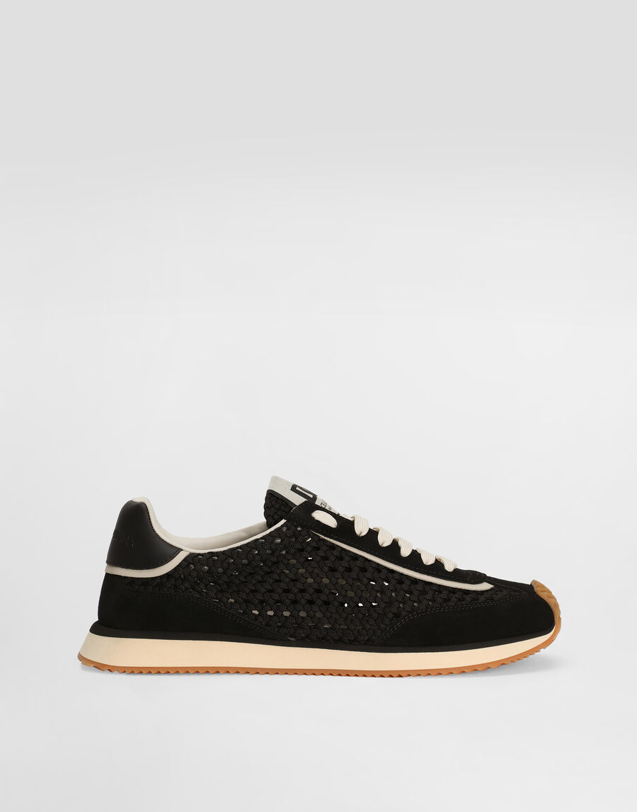 Mixed-material DG Cushion sneakers