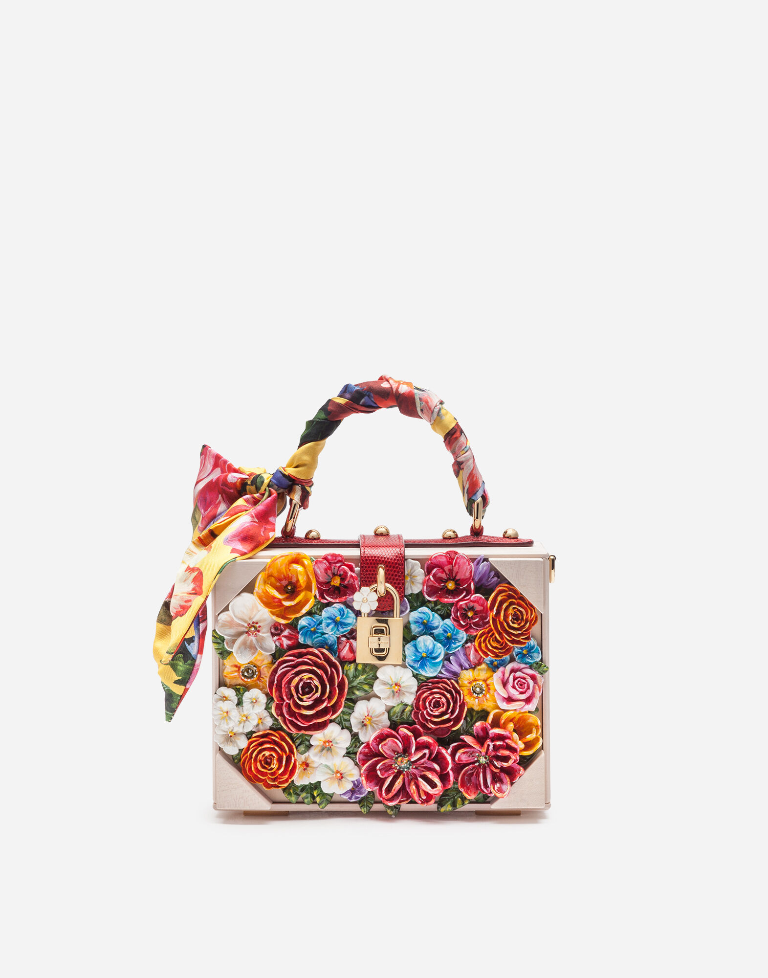 Dolce and gabbana floral bag best sale