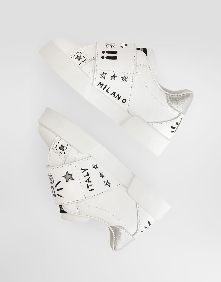 Dolce & Gabbana Portofino Light sneakers in calfskin Multicolor DN0233A0957