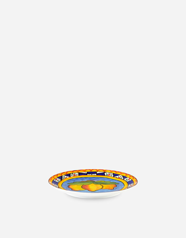 Dolce & Gabbana Conjunto de 2 platos de pan de porcelana Multicolor TC0S02TCA16
