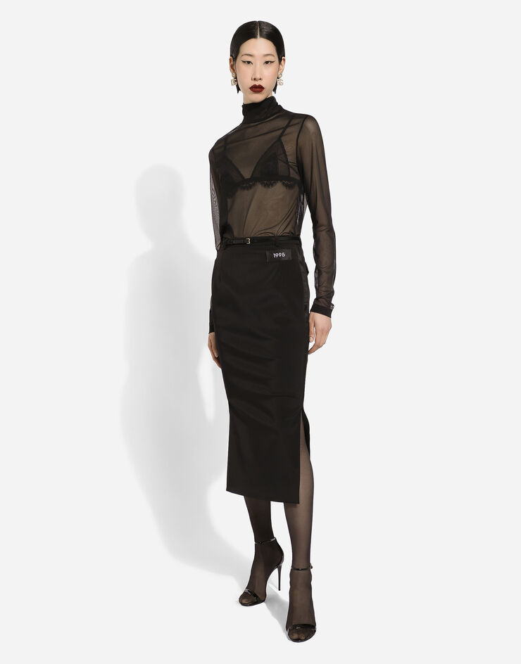 Dolce & Gabbana TOP Schwarz F759LTFLRC2