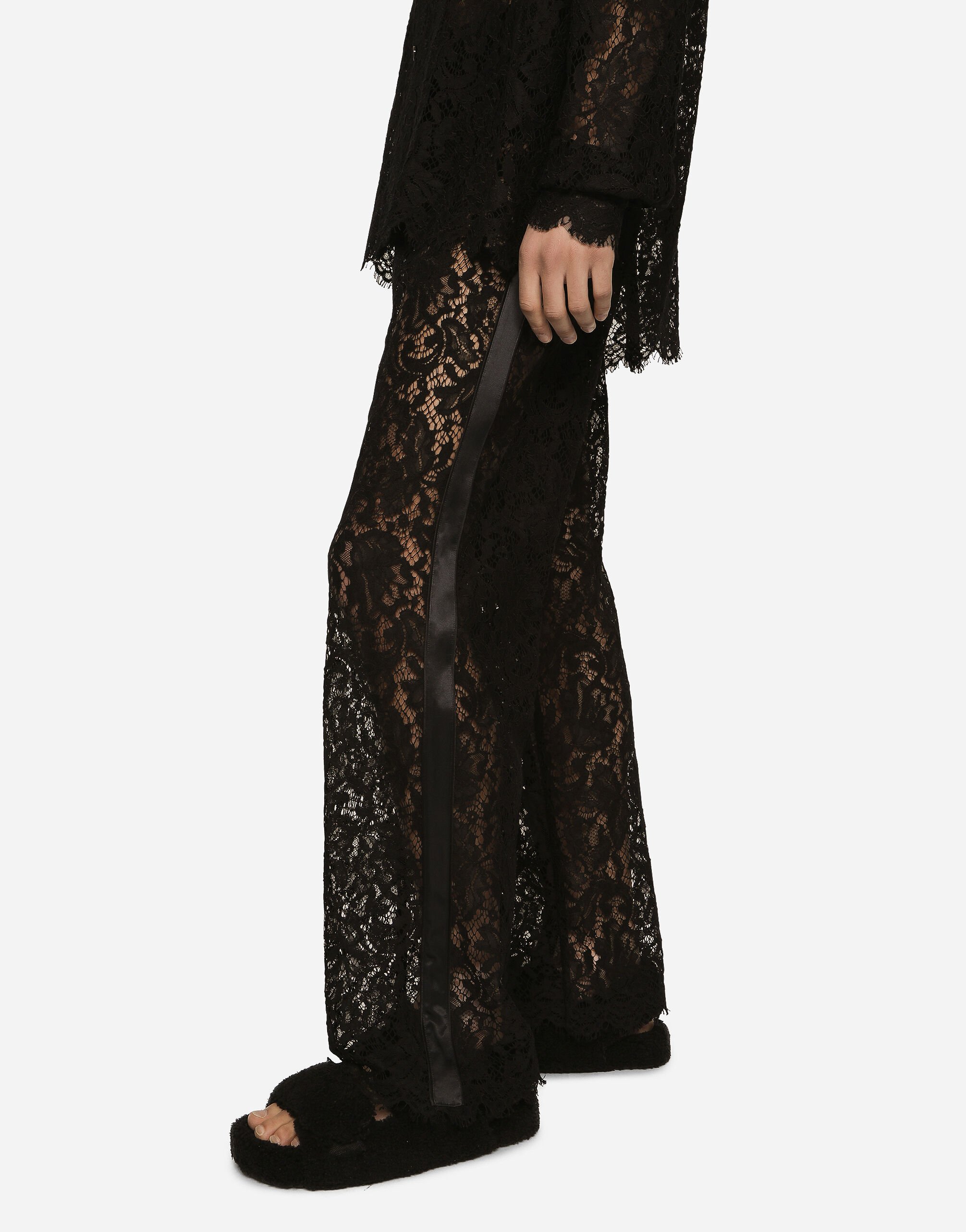 ブラックのメンズ ジョギングパンツ コードレース | Dolce&Gabbana®
