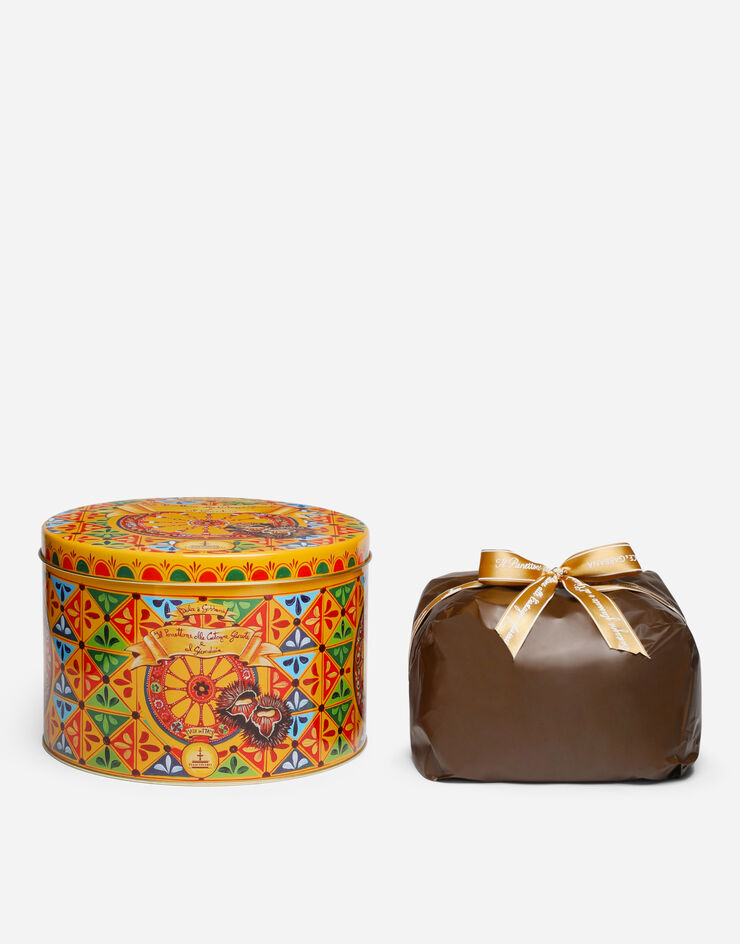 Dolce & Gabbana Panettone with Glazed Chestnuts and Gianduja Yellow PN1000YEL10