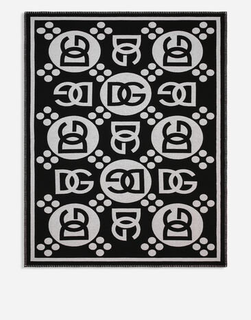 Dolce & Gabbana Wool Jacquard Blanket Multicolor TCE012TCAN2