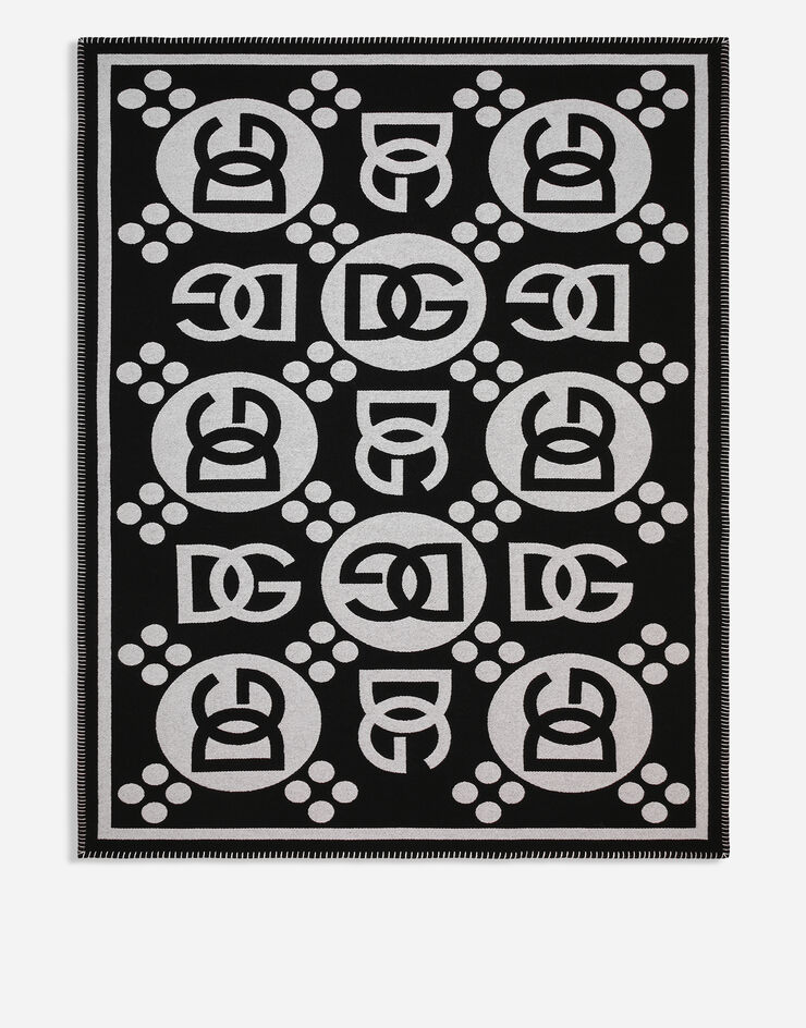 Dolce & Gabbana Wool Jacquard Blanket Dolce & Gabbana Wool Jacquard Blanket Multicolor TCE012TCAN2