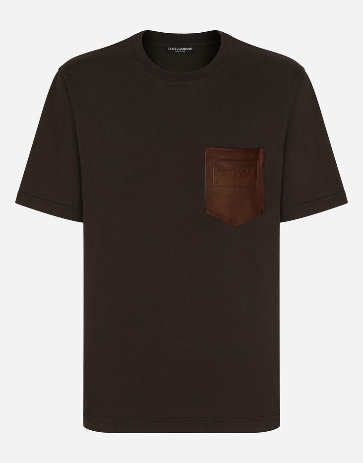 Dolce & Gabbana Blue Logo Cotton Men Polo Shirt T-shirt