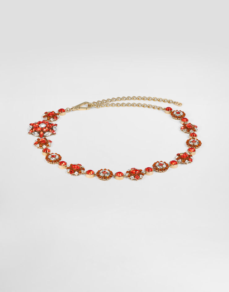 Dolce & Gabbana Belt with rhinestones Gold WLS6M1W1111