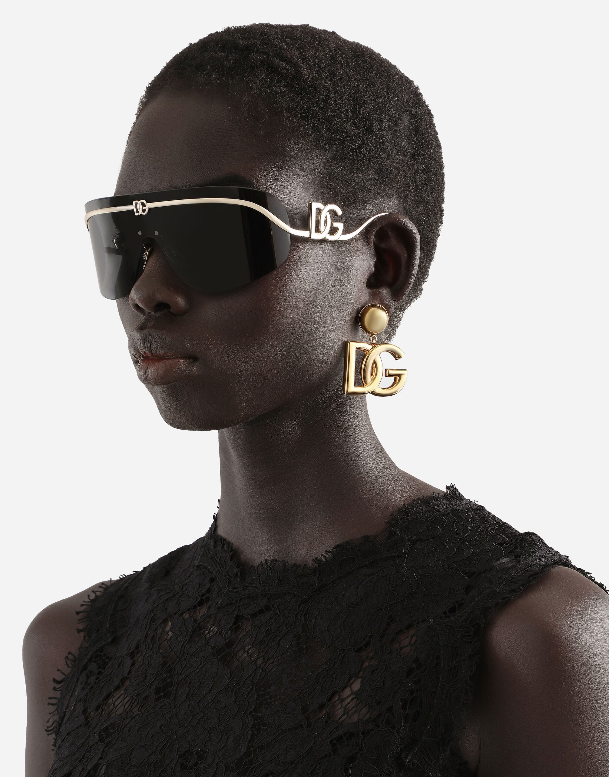 通販サイト一覧 Statement Women for gold and Black in Sunglasses 小物
