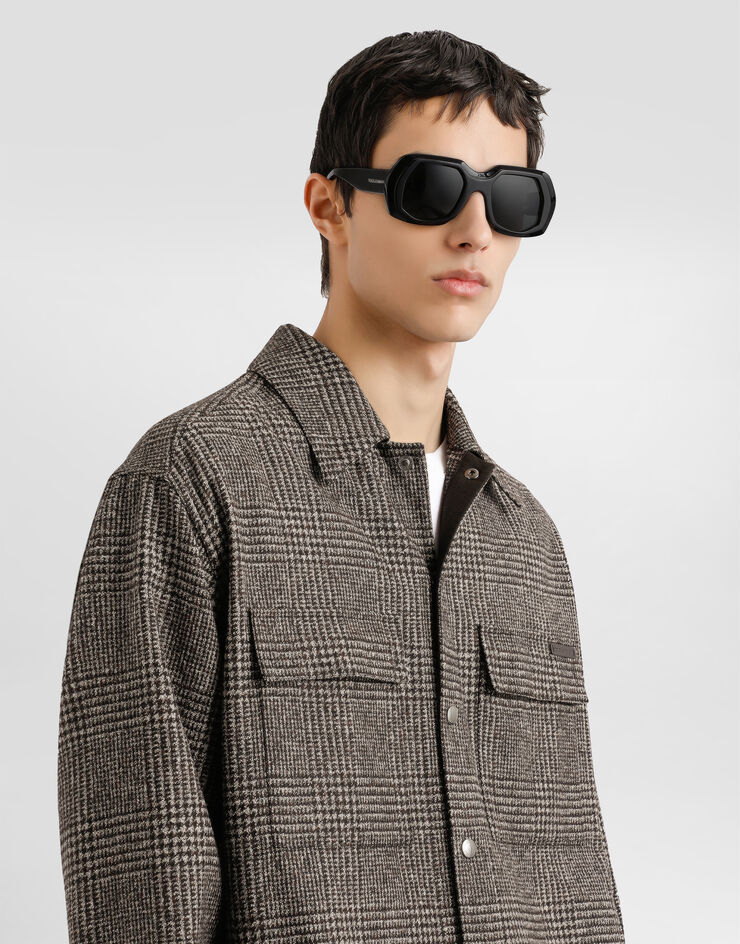 Dolce & Gabbana Glen plaid shirt Multicolor G5MM6TFQMKD